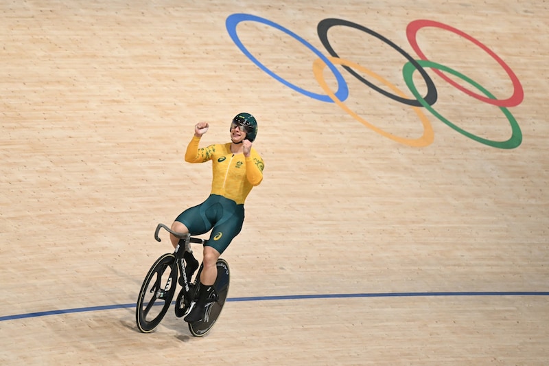 Matthew Richardson bei den Olympischen Spielen in Paris. (Bild: AFP/APA/SEBASTIEN BOZON)