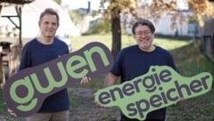 Lorenz Gisch und Franz Waldherr wollen Energie sparen helfen (Bild: ranits)