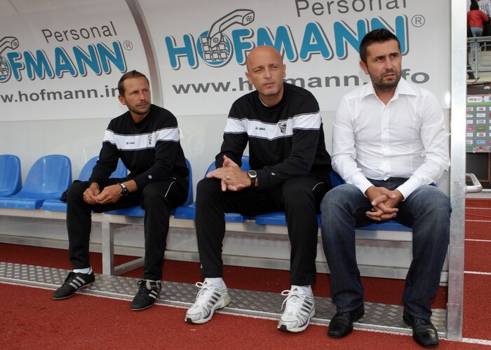 Rene Poms (left) met Nenad Bjelica (right) for the first time as assistant coach at the WAC, with whom he celebrated numerous successes in succession.