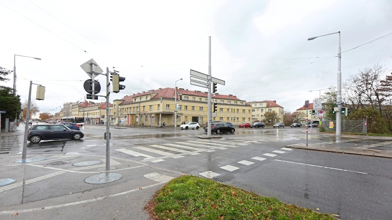 Test region: intersection of Laaer-Berg-Straße and Theodor-Sickel-Gasse. (Bild: Bartel Gerhard)