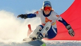 Zu Beginn der Karriere von Snowboard-Queen Claudia Riegler wurde noch ohne Helm gefahren. (Bild: GEPA pictures)