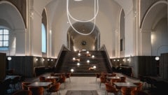 Die Kapuzinerkirche wurde zum Café für Mitarbeiter. (Bild: Markus Wenzel)