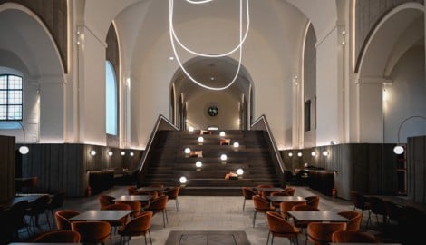 Die Kapuzinerkirche wurde zum Café für Mitarbeiter. (Bild: Markus Wenzel)