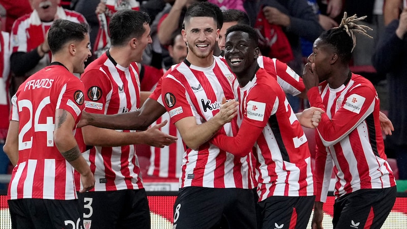 Athletic Bilbao hat gegen IF Elfsborg einen klaren Sieg gefeiert. (Bild: AFP/APA/Cesar Manso)