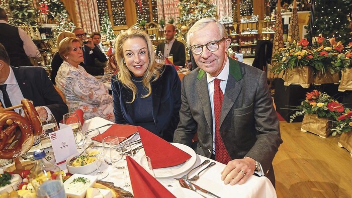 Gern gesehene Gäste: Festspiel-Präsidentin Kristina Hammer und Landeshauptmann Wilfried ...