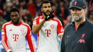 Eric Maxim Choupo-Moting (mi.) wechselt zu einem Red-Bull-Klub, wo auch Jürgen Klopp (re.) ab 1. ...