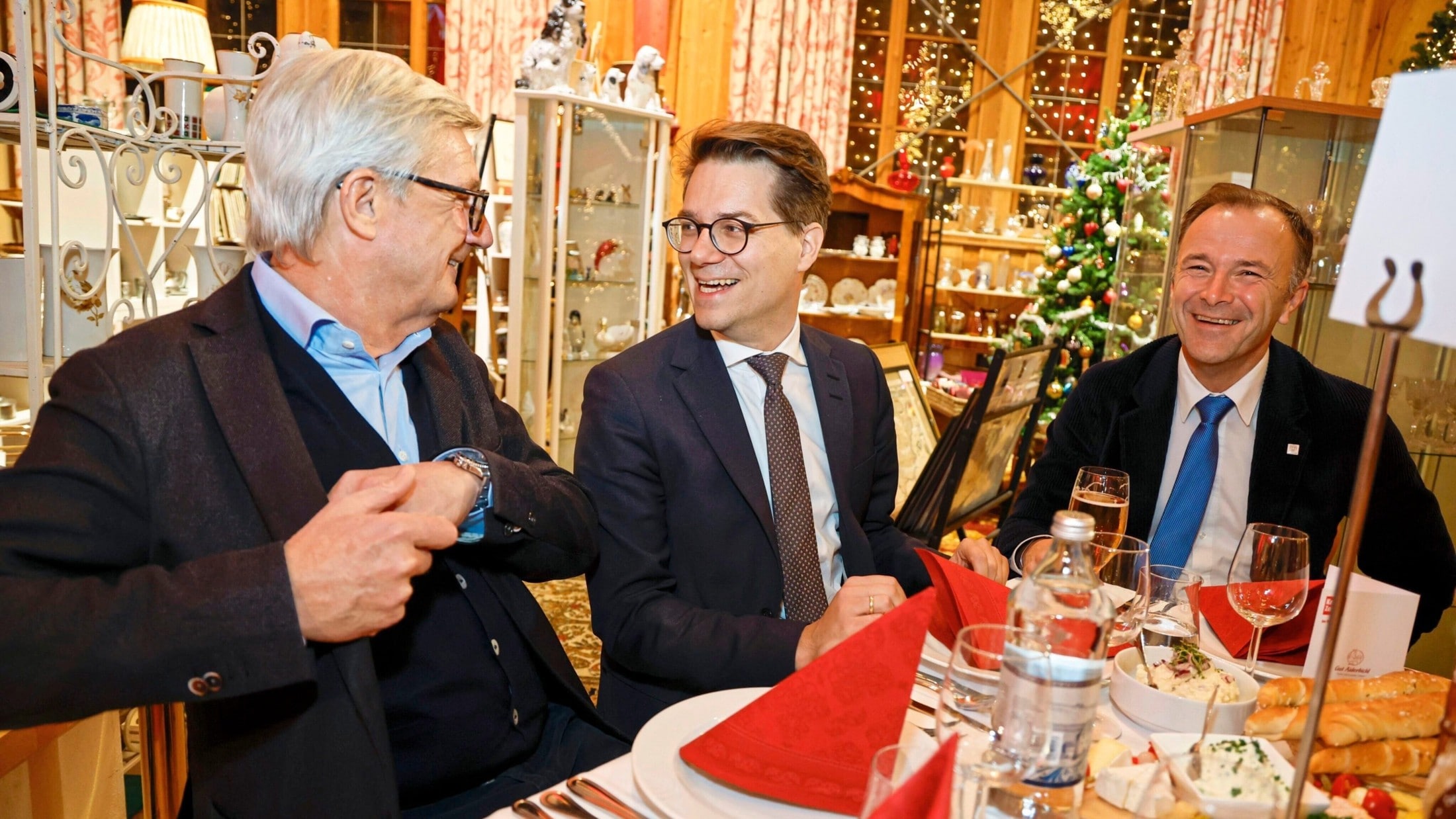 Harry Preuner, Lukas Crepaz, Salzburger Festspiele, und Salzburgs Stadtchef Bernhard Auinger.