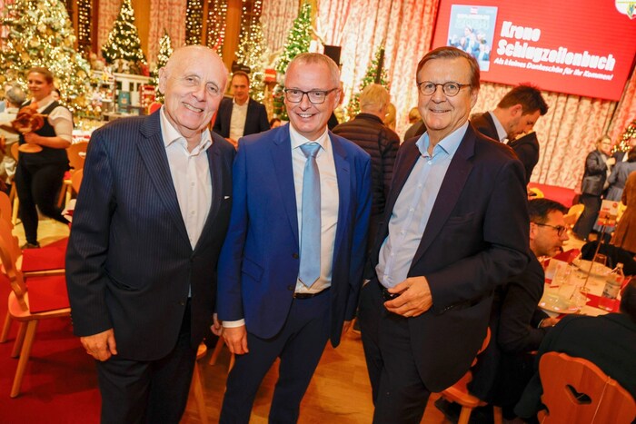Der langjährige Salzburg-Chef Hans Peter Hasenöhrl, „Krone“-Chefredakteur Klaus Herrmann und ...