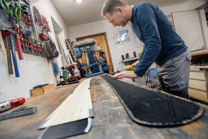 Gerhard Haiden tüfftelte jahrelang am perfekten Ski. Jetzt hat er es geschafft.