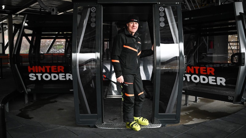 Bergbahnen-Chef Helmut Holzinger bei der Hössbahn. (Bild: Wenzel Markus/Markus Wenzel)