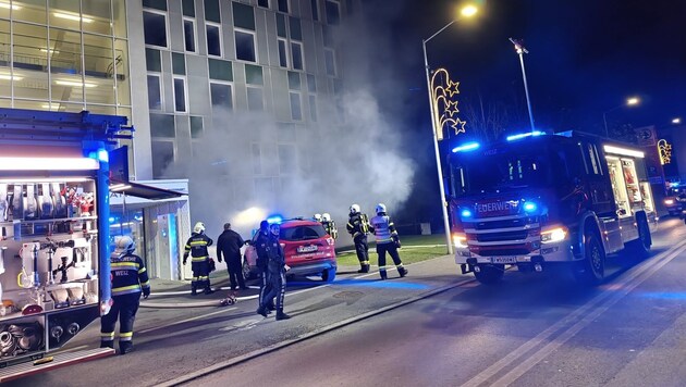 Großeinsatz bei der BH Weiz (Bild: Stadtfeuerwehr Weiz)