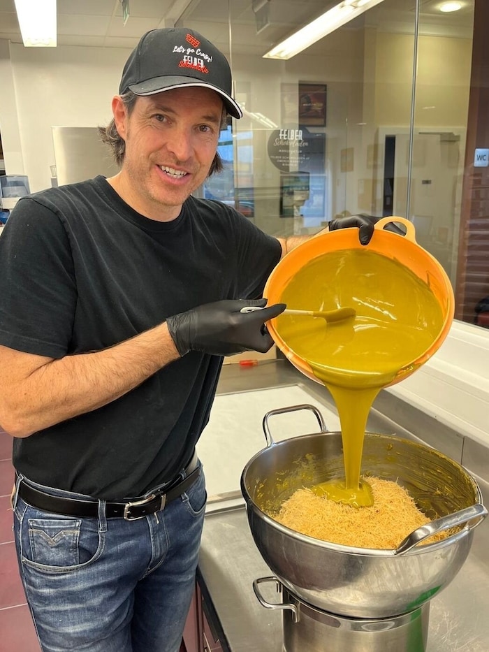 Chocolatier Stefan Felber produces the coveted sweet.