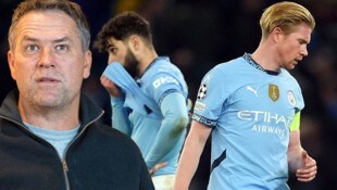 Michael Owen (li.) spricht über die Krise von Manchester City.