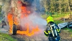 Die Feuerwehr Peratschitzen wurde in Srejach zum Einsatz gerufen. (Bild: Feuerwehr Peratschitzen)