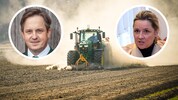 Dass FPÖ-Landesrätin Rosenkranz (rechts) den Bauern mit Enteignung drohe, behauptete der Bauernbund und Landwirtschaftskammerpräsident Johannes Schmuckenschlager. Nun wurde das widerrufen. (Bild: Krone KREATIV/Attila Molnar, Fotograf & Fee, Sepp Pail)