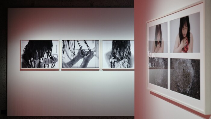 Chiharu Shiotas frühere Arbeiten aus den 1990er-Jahren.