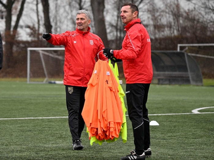 Mit Markus Mader kehrt auch sein Co-Trainer Martin Schneider (re.) zurück zur Austria.