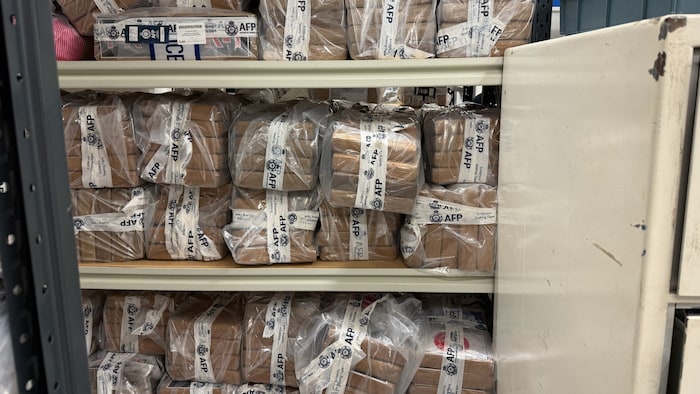 The cocaine had an estimated street value of around 760 million Australian dollars (equivalent ...
