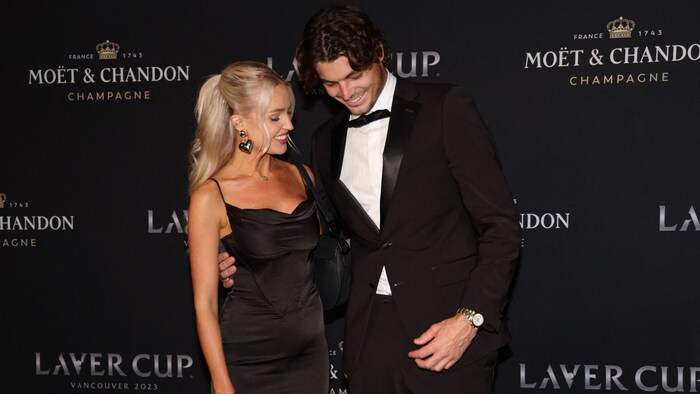 Taylor Fritz mit Freundin Morgan Riddle