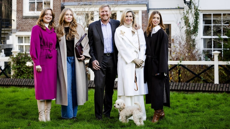 Endlich ein schönes Familienfoto! (Bild: APA/AFP/ANP/Sem van der Wal)