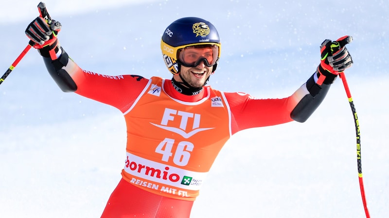 Vor dem schlimmen Sturz in Wengen zeigte Marco Kohler im Weltcup auf. (Bild: GEPA)