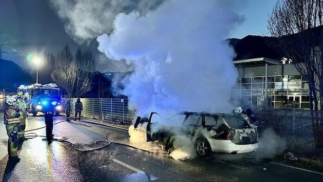 Löscheinsatz für die Feuerwehr St. Johann (Bild: FF St. Johann)