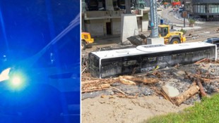 Die Unwetter in St. Anton im Sommer stecken der Bevölkerung noch in den Knochen. Damit die Einsatzkräfte noch besser ausgerüstet sind, kommt Geld vom Bund. Für die Aufteilung ist das Land zuständig. (Bild: Johanna Birbaumer/Christian Forcher/Krone KREATIV)