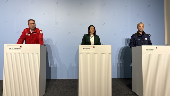 Martin Dablander, Astrid Mair und Michael Stock (von links).