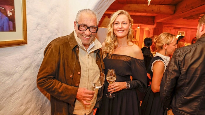 Model and stuntwoman Miriam Höller and distiller Hans Reisetbauer also came to the party.