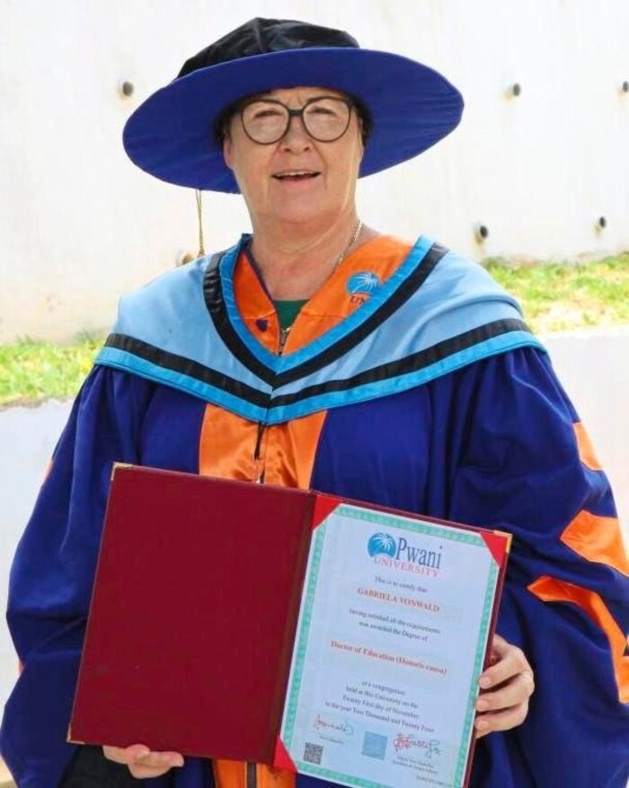 Gabriela Vonwald is delighted with her honorary doctorate.