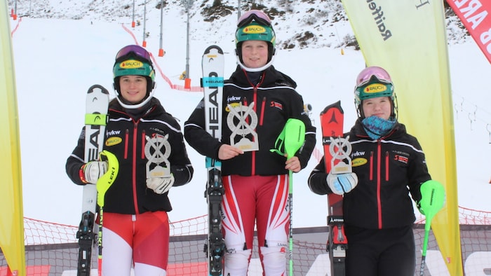 Erfolgreiche Vorarlbergerinnen: Rosina Brandstetter, Franziska Leitner, Alena Bitschnau (v. ...