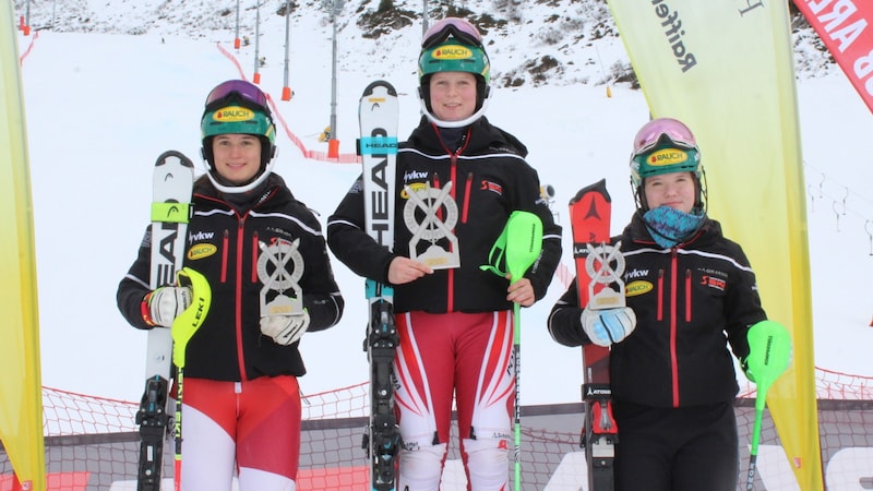 Successful Vorarlberg women: Rosina Brandstetter, Franziska Leitner, Alena Bitschnau (from left). (Bild: Peter Weihs/KRonenzeitung)