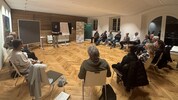 Großes Interesse von allen Beteiligten beim Stammtisch