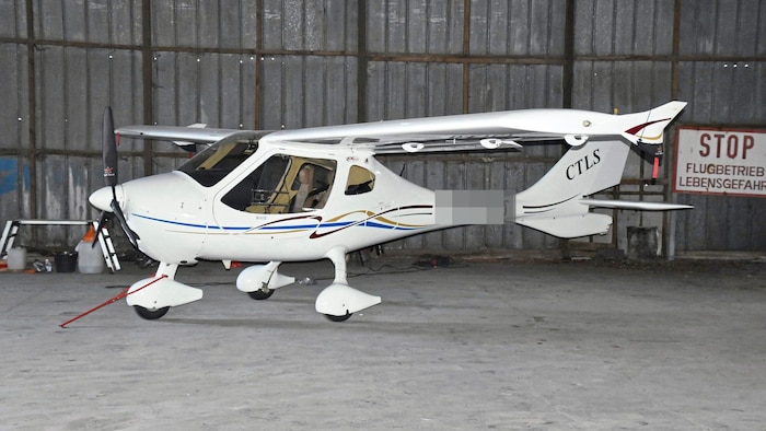 Das Leichtflugzeug stürzte am Sonntag am Predigtstuhl ab.