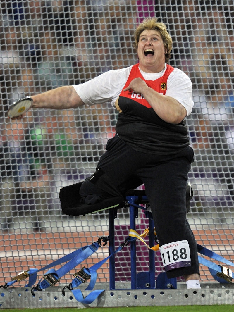 Ilke Wyludda (2012) (Bild: AFP)