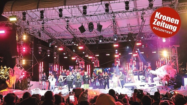 Unzählige Schlager- und Volksmusikstars werden den Gästen bei der „Winter-Musi“ in Bad Kleinkirchheim so richtig einheizen.  (Bild: Krone)