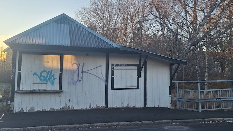 Färjestad BK was founded in this kiosk in Karlstad, Sweden, in 1932. (Bild: Manuel Grill)