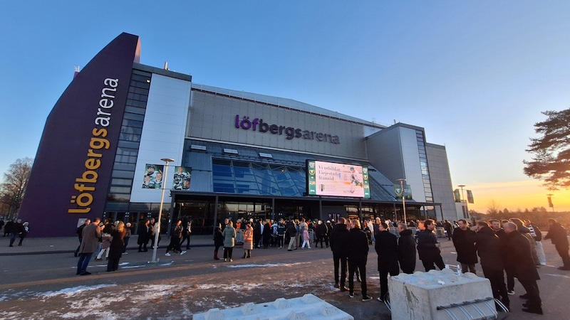 The iconic home ground, Löfbergs Arena, has space for over 8,000 people. (Bild: Manuel Grill)