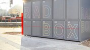Die neue Radbox am Bahnhof Lienz.