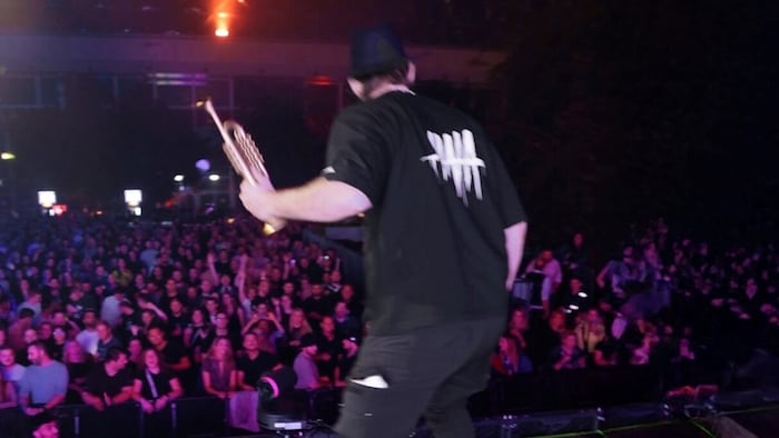 The audience at the Pyramide Vösendorf were convinced for several minutes that they were watching the real Timmy Trumpet.
