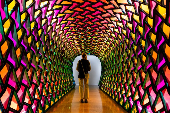 In der 2023 eingeweihnten Ausstellung im Kunstzentrum Hortensia Herrero werden Kunstliebhaber ...