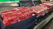 Hunderttausende Zigaretten wurden von den Zöllnern abgefangen.