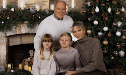 Fürst Albert, Prinzessin Gabriella, Prinz Jacques und Fürstin Charlene 