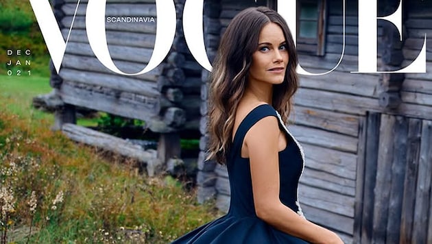 Princess Sofia graces the cover of Scandinavian "Vogue" shortly before her 40th birthday. (Bild: instagram.com/voguescandinavia)