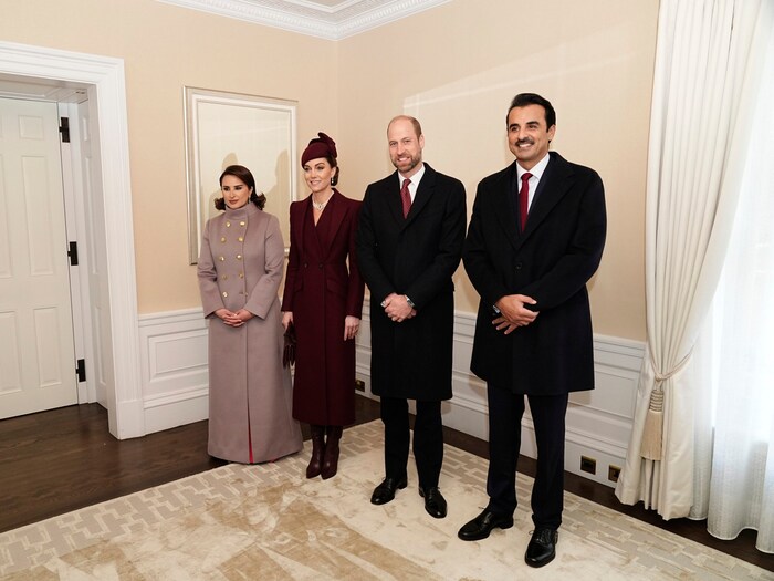  Sheikha Jawaher, Prinzessin Kate, Prinz William und Scheich Tamim bin Hamad Al Thani