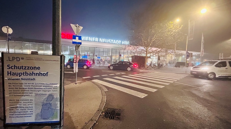 Neben Esperantopark und Stadtpark ist der Bahnhof in Wiener Neustadt die dritte Schuttzone.  (Bild: Doris SEEBACHER)