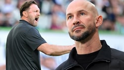 Klarer Erfolg für Ralph Hasenhüttl und seine Wolfsburger, nächste Pleite für Christian Ilzer und seine Hoffenheimer ... (Bild: GEPA pictures)