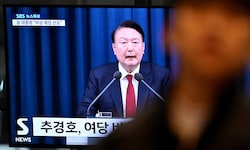 Der abgesetzte Präsident Yoon Suk Yeol begründete die Einführung des Kriegsrechts mit ...