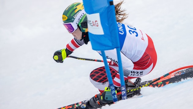 Marie Therese Haller finished in the European Cup points for the first time in Zinal. (Bild: GEPA pictures)