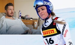 Marcel Hirscher verletzte sich schwer, Lindsey Vonn leidet mit.